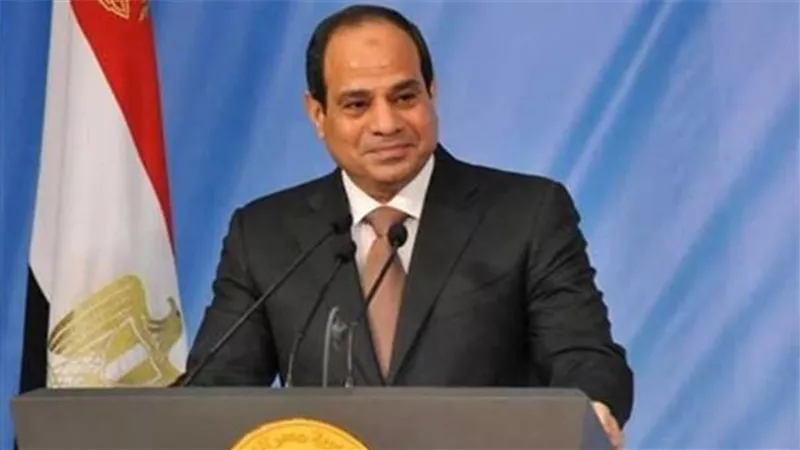 شاهد| أول لافتة تدعم السيسي لرئاسة مصر لفترة ثانية