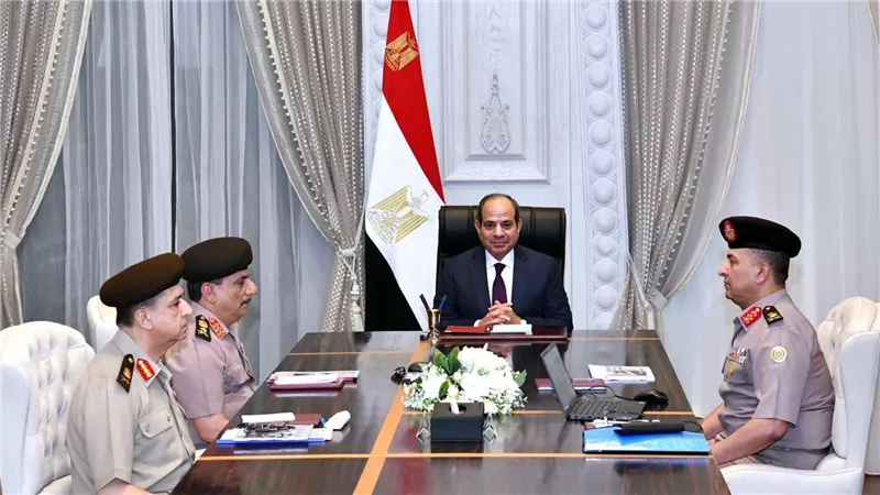 مشروعات صناعة الحديد والصلب.. تفاصيل إجتماع الرئيس السيسي مع رئيس هيئة الشئون المالية للقوات المسلحة