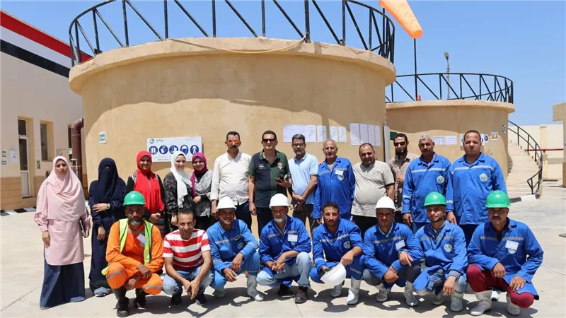 مياه الفيوم: حصول محطة مياه الريان المرشحة على شهادة الإدارة الفنية المستدامة 