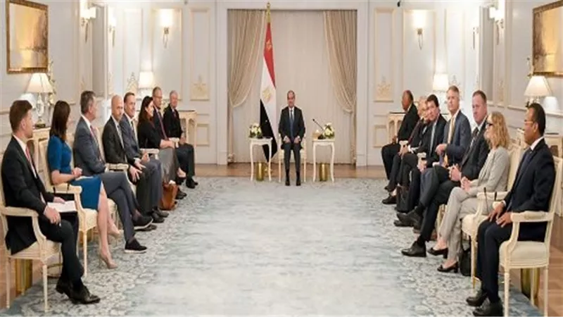 تفاصيل لقاء الرئيس السيسي مع وفد الكونجرس الأمريكي