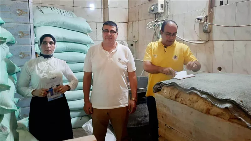 تموين الدقهلية: ضبط مخابز مخالفة فجر اليوم بمركزى طلخا و المنصورة 