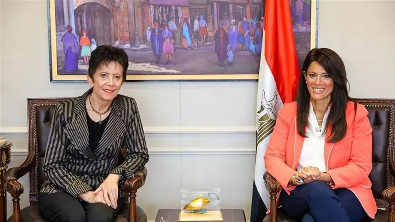وزيرة التعاون الدولي تلتقي السفيرة السويسرية لدى مصر 