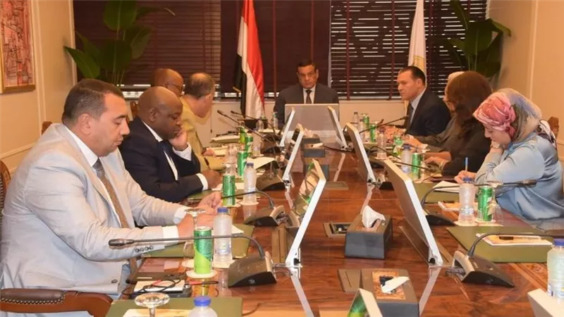 وزير التنمية المحلية يبحث مع  مستشار نائب رئيس جمهورية جنوب أفريقيا مجالات التعاون المشترك بين الجانبين