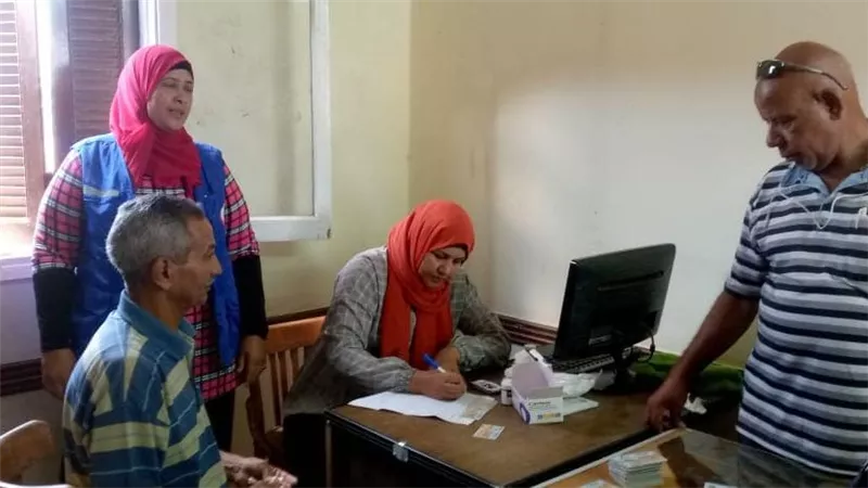 حملة ١٠٠ يوم صحة تصل لـمديرية الشباب والرياضة بالسويس
