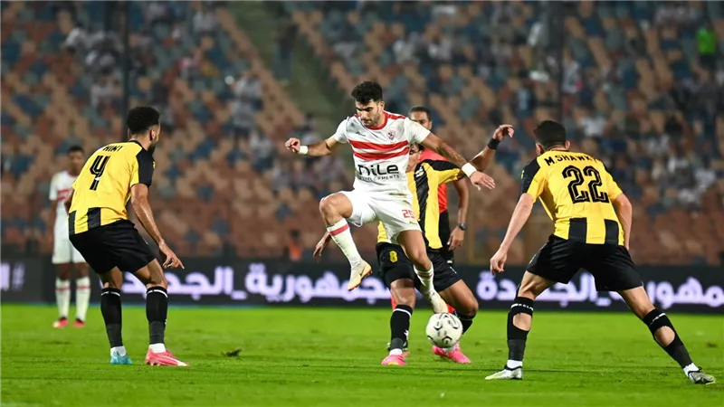 التعادل السلبي يحسم الشوط الأول بين الزمالك والمقاولون العرب بالدوري