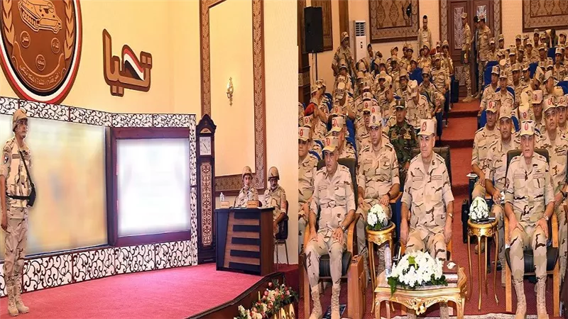  رئيس الأركان يشهد مشروع مراكز قيادة خارجي ذو مستويين بنطاق الجيش الثاني الميداني 