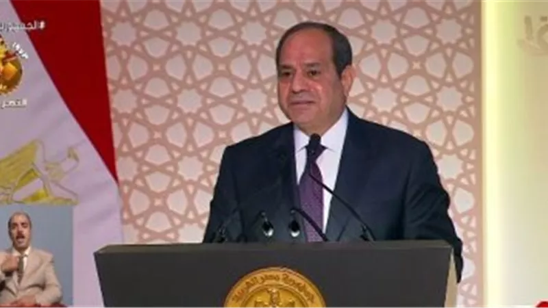 الرئيس السيسى: مفيش أمم قامت على الكذب والافتراء