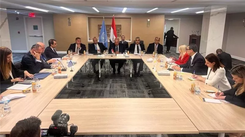 انعقاد آلية التعاون الثلاثي بين مصر واليونان وقبرص على المستوى الوزاري بنيويورك