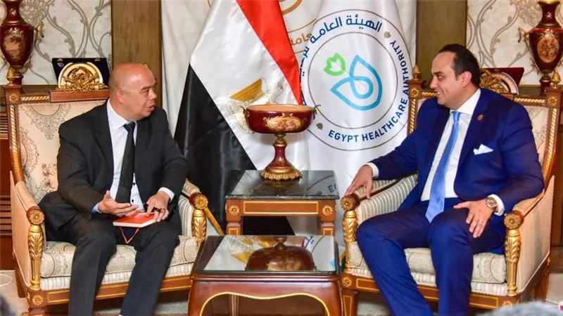 رئيس هيئة الرعاية الصحية يستقبل وفدًا رفيع المستوى من شركة نوفارتس العالمية