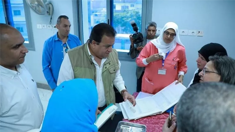 وزير الصحة يتوجه لمحافظة الغربية لتفقد عدد من المنشآت الصحية 