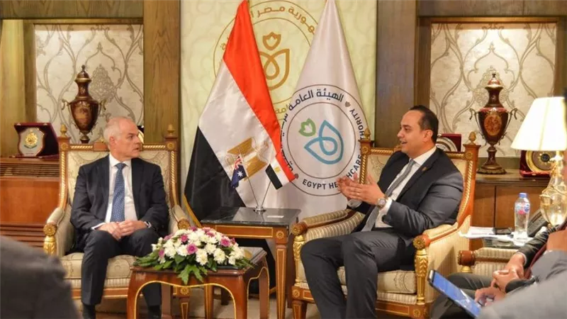 رئيس هيئة الرعاية الصحية يبحث مع سفير أستراليا والمديرة التنفيذية لمجموعة ACHS الأسترالية الدولية التعاون 