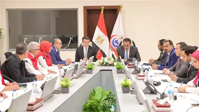 وزير الصحة يستقبل رئيس هيئة الكوارث والطوارئ والسفير التركي