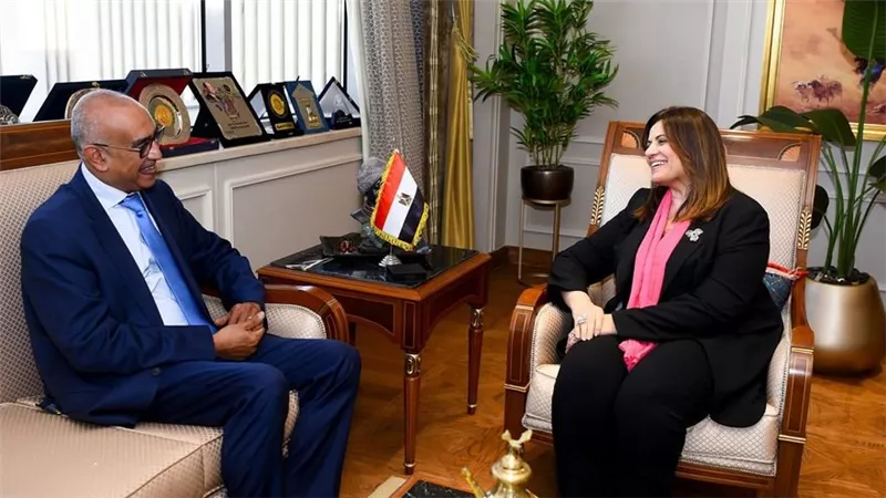 وزيرة الهجرة تستقبل قنصل مصر الجديد في جدة لبحث التعاون في تلبية احتياجات الجالية المصرية 