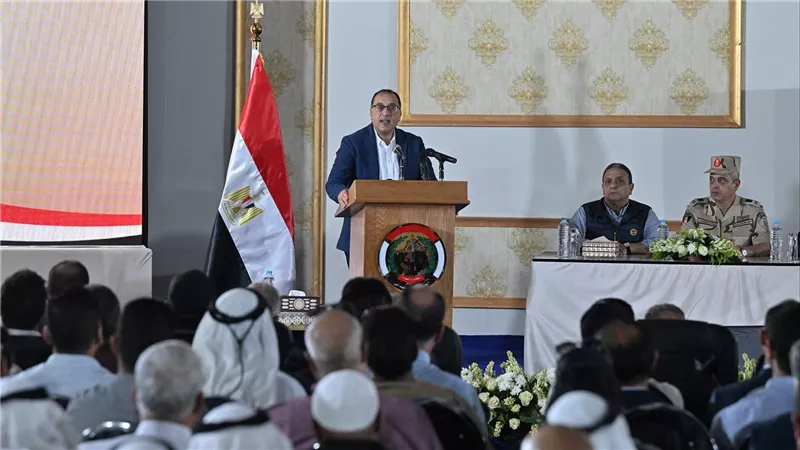 رئيس الوزراء يبدأ زيارة موسعة لمحافظة شمال سيناء لإطلاق المرحلة الثانية من المشروعات التنموية