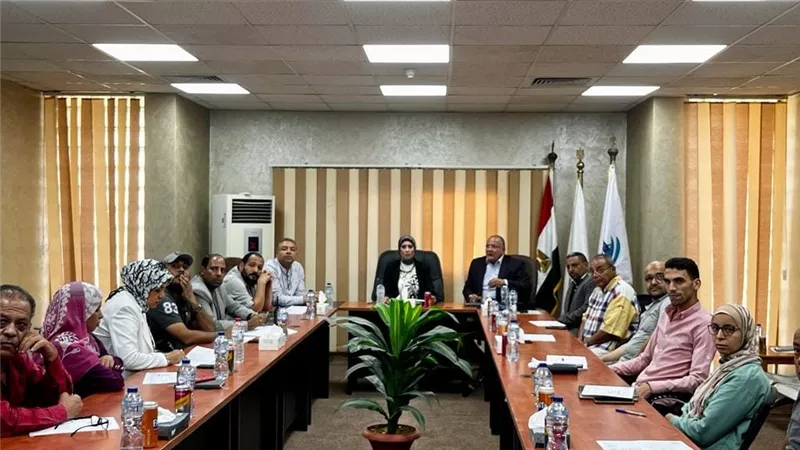 جهاز السويس الجديدة يستقبل مدير إدارة الجودة بهيئة المجتمعات العمرانية