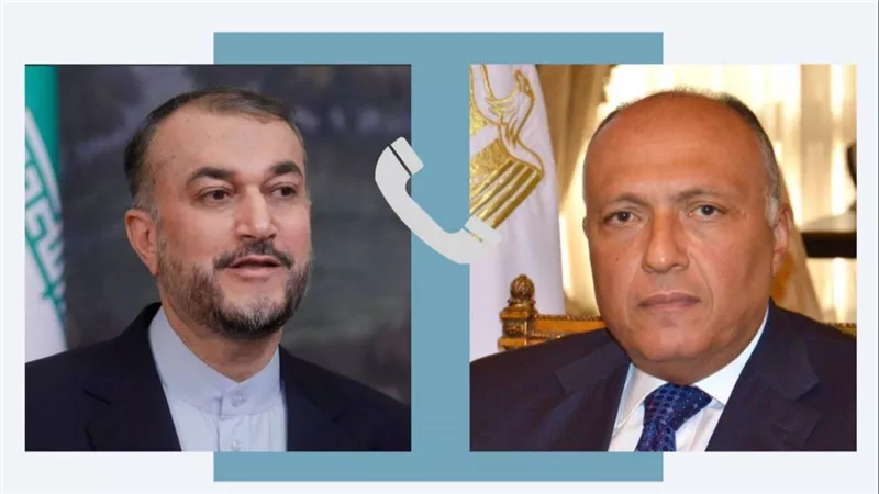 وزير الخارجية يتلقى اتصالاً من وزير خارجية إيران