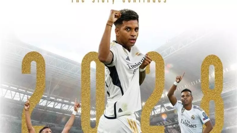 بشرط جزائي مليار يورو.. ريال مدريد يعلن تجديد عقد رودريجو حتى 2028