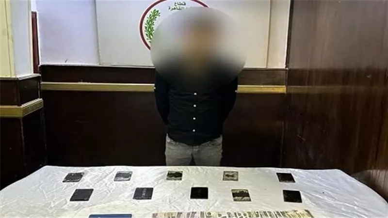 بقصد الإتجار.. ضبط عاطل بحوزته كمية من الحشيش بالقاهرة