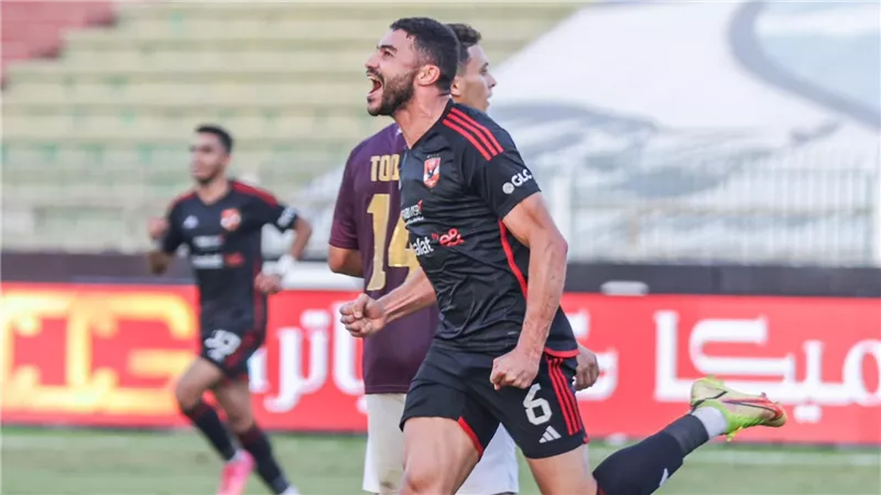 رأسية ياسر تمنح الأهلي التقدم أمام سيراميكا فى الشوط الأول