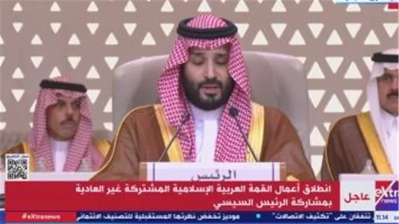 ولى العهد السعودى: نحن أمام كارثة إنسانية تشهد على فشل المجتمع الدولى