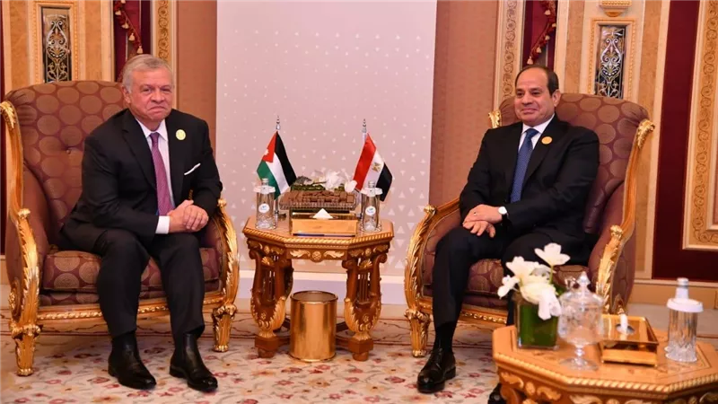 استمرار تدهور الأوضاع الأمنية.. تفاصيل لقاء الرئيس السيسي وملك الأردن