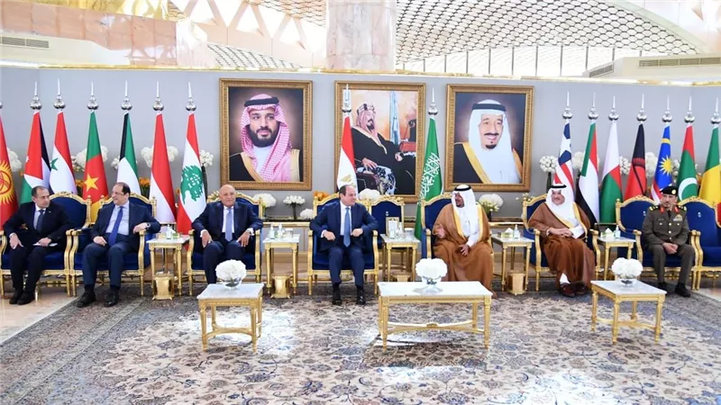 نص كلمة الرئيس السيسى فى القمة العربية الإسلامية المشتركة