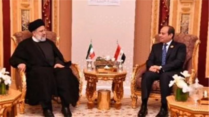 الرئيس السيسى ونظيره الإيرانى يؤكدان أهمية عدم اتساع دائرة الصراع فى المنطقة
