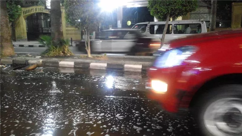 المنصورة عروس النيل.. الشتاء يداعبها بزخات من المطر