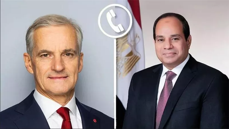 ضرورة العمل على إنفاذ التسوية العادلة.. تفاصيل مباحثات الرئيس السيسي ورئيس وزراء النرويج