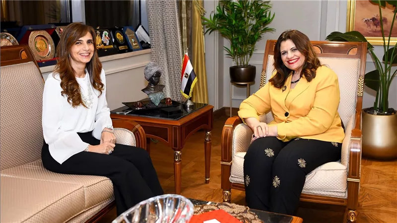 وزيرة الهجرة تستقبل قنصل مصر العام الجديد لدى ولاية شيكاغو الأمريكية 