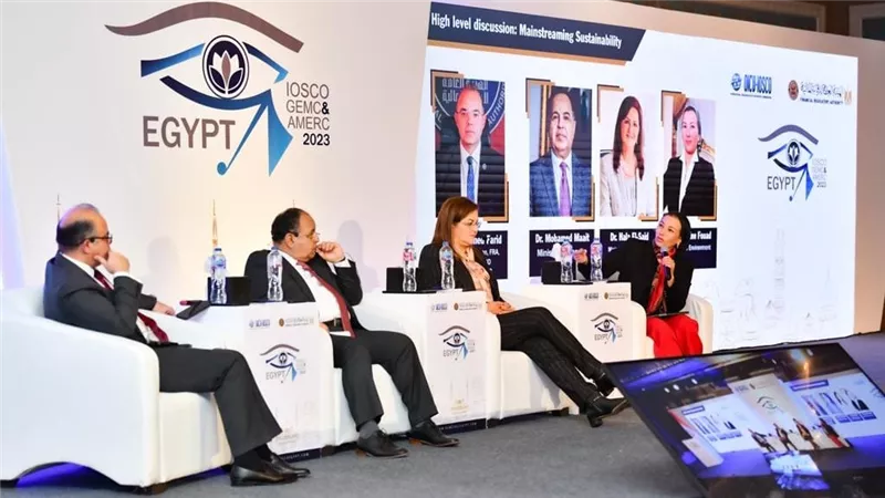 وزيرة البيئة تشارك فى الجلسة الحوارية المنعقدة ضمن فعاليات المؤتمر السنوي لهيئات الأسواق المالية 