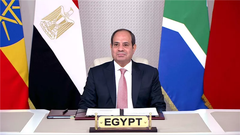 عبر الفيديو كونفرانس.. الرئيس السيسي يشارك في القمة الاستثنائية لمجموعة البريكس