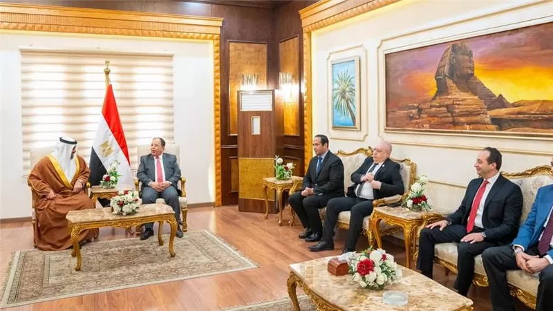 وزير المالية في استقبال نظيره البحريني: أهلًا بكم.. في بلدكم الثاني مصر