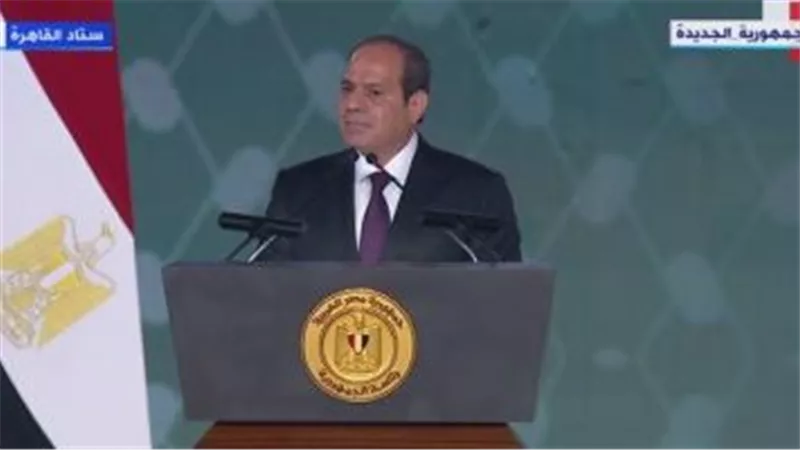 الرئيس السيسى: تهجير الفلسطينيين بالنسبة لمصر خط أحمر ولن نسمح به