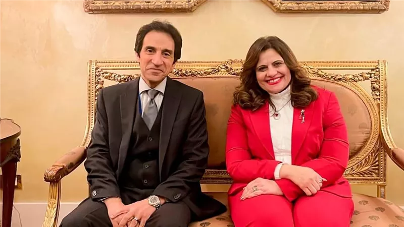 وزيرة الهجرة تصل إلى روما لحث المصريين بالخارج على المشاركة في الانتخابات الرئاسية
