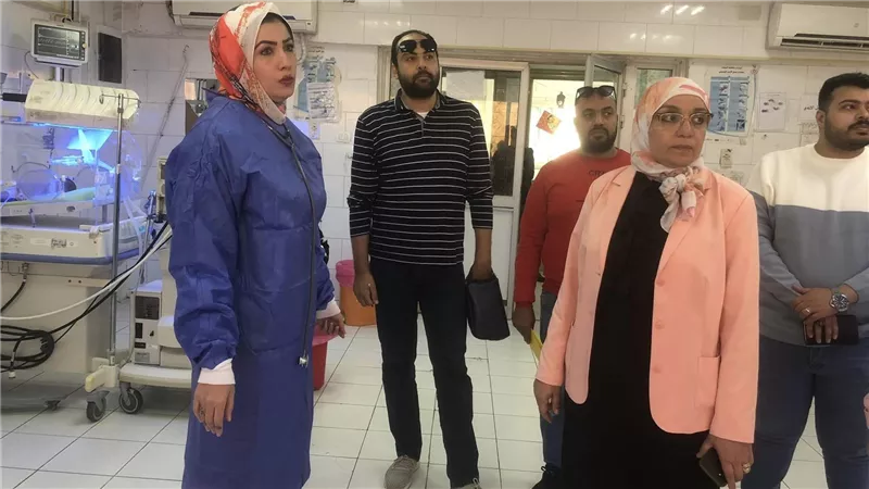 وكيل صحة السويس تتفقد المستشفى العام  لمتابعة الخدمات الطبية