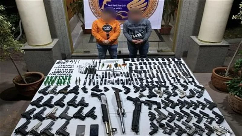 بالإتجار فى الأسلحة النارية.. ضبط شخصين بإدارة ورشة لتعديل وإصلاح الأسلحة 