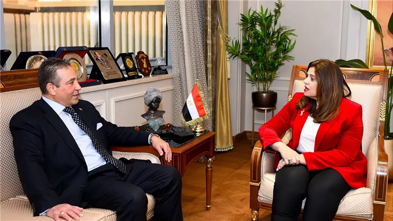 وزيرة الهجرة تستقبل  تامر هدايت لبحث آخر المستجدات تأسيس الشركة الاستثمارية للمصريين بالخارج