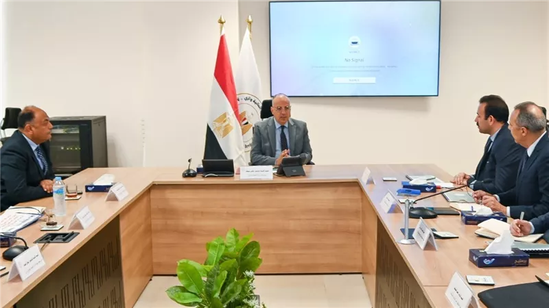 الدكتور هانى سويلم والعقيد بهاء الغنام يتابعان الموقف التنفيذي لمشروع الدلتا الجديدة