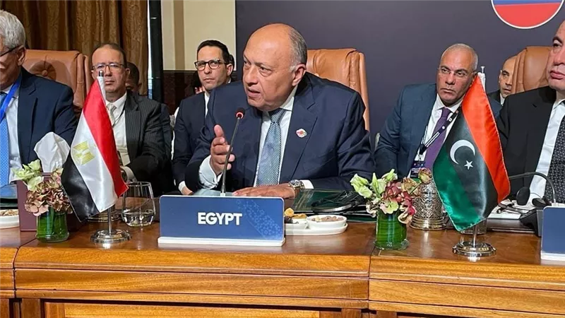 وزير الخارجية يلقي كلمة مصر خلال الدورة السادسة لمنتدى التعاون العربي الروسي