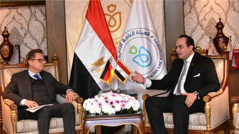 رئيس هيئة الرعاية الصحية يبحث مع سفير ألمانيا سبل التعاون لتبادل الخبرات والبعثات في مجالات الرعاية الصحية المتقدمة 