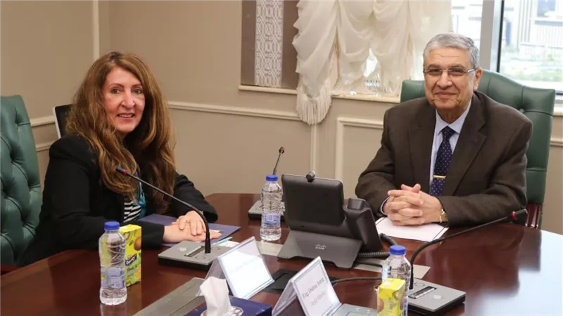 وزير الكهرباء يستقبل سفيرة الولايات المتحدة الأمريكية لدى جمهورية مصر العربية لبحث سبل التعاون 