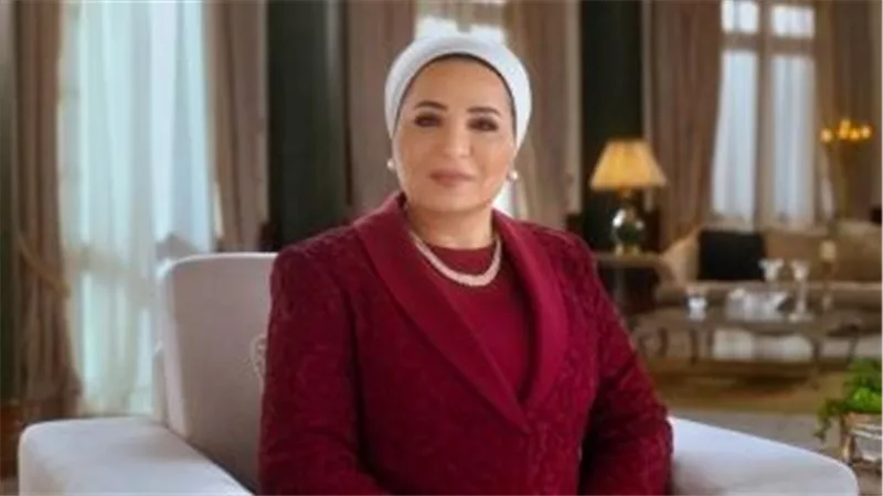 السيدة انتصار السيسى تهنئ الشعب المصرى بمناسبة احتفالات عيد الميلاد المجيد