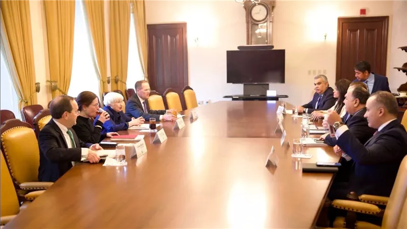 وفد مصري رفيع المستوى يبحث مع وزيرة الخزانة الأمريكية سُبل تعزيز العلاقات الاقتصادية
