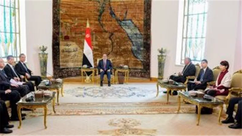 الرئيس السيسى: نعتز بعلاقتنا مع الصين القائمة على مبادئ الاحترام المتبادل