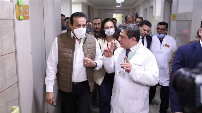وزير الصحة يتفقد مستشفى كوم حمادة التخصصي 