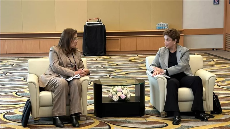 في اول لقاء مع رئيس بنك التنمية..السعيد: مصر تتطلع لتعميق التعاون مع دول البريكس 