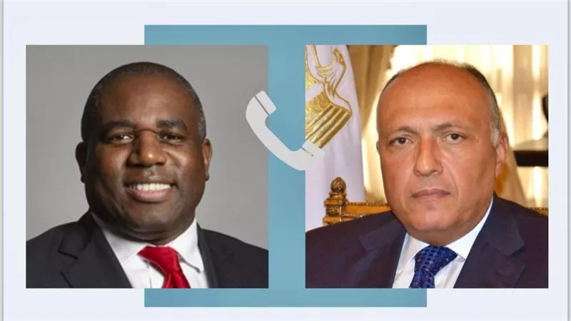 وزير الخارجية يتلقى اتصالاً من وزير خارجية حكومة الظل عن حزب العمال البريطاني