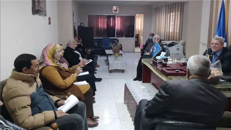 الطب البيطري بالسويس تناقش خطة التطوير ومعرفة المعوقات والمشاكل