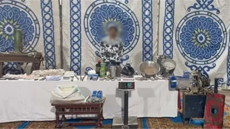 هيروين ومعدات التصنيع . ضبط مقاول بتهمة تصنيع مواد مخدرة بالإسماعيلية